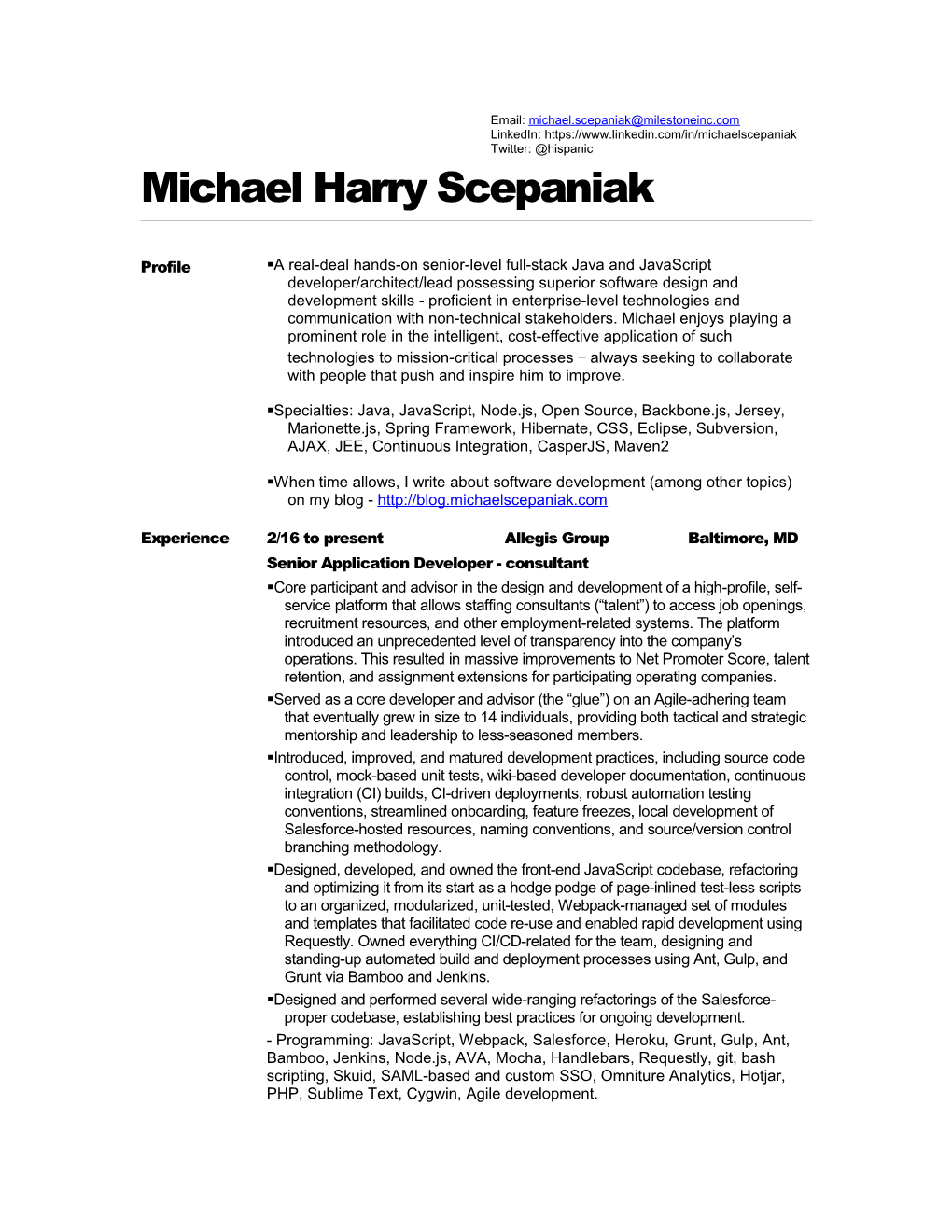 Michael Harry Scepaniak