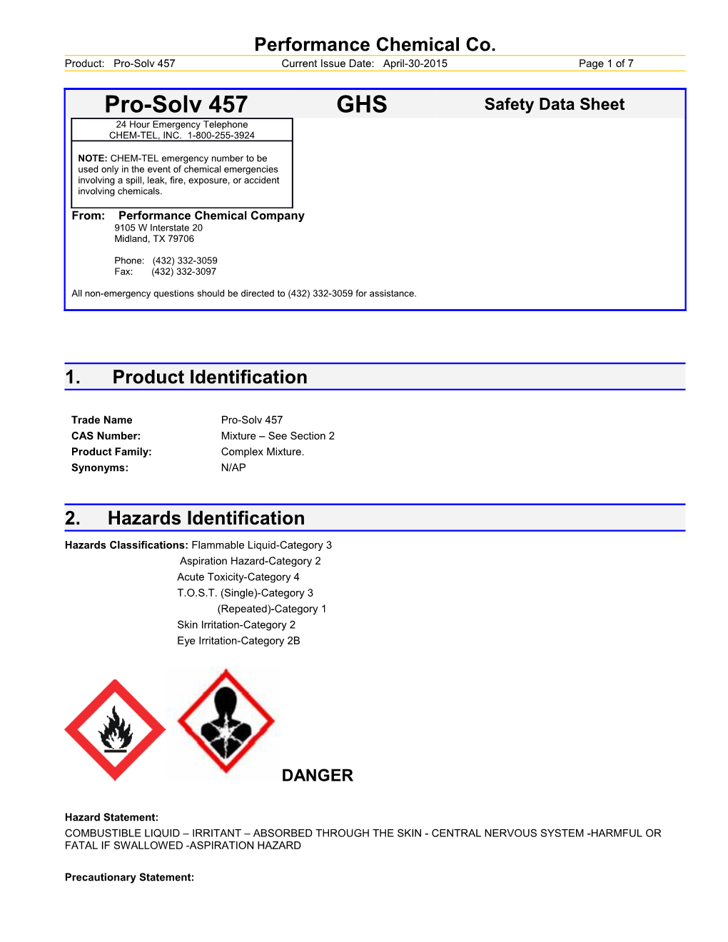 Process Chemicals, Inc