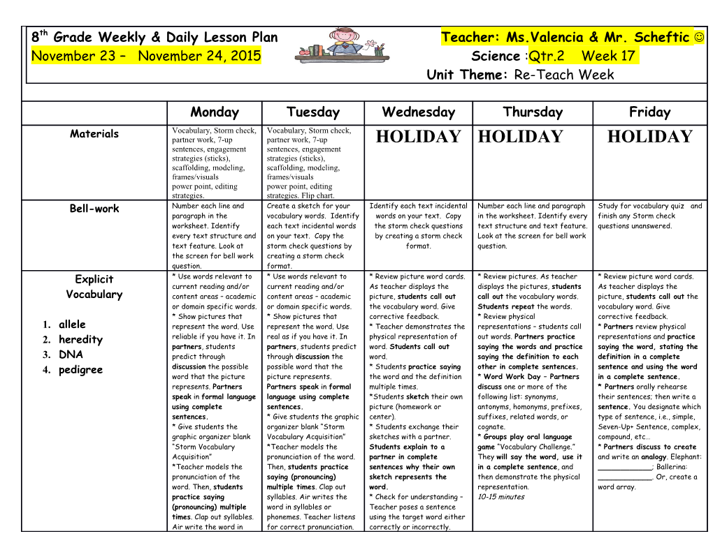 Kindergarten Lesson Plan s3