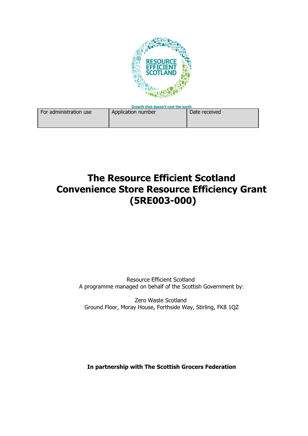 The Resource Efficient Scotland