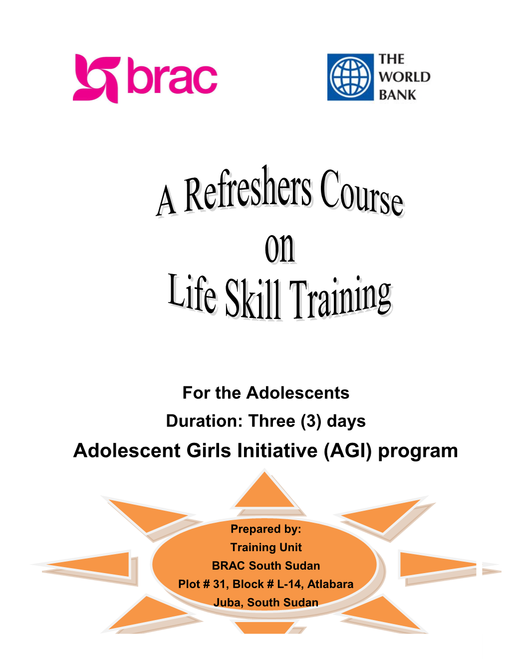 Adolescent Girls Initiative (AGI) Program