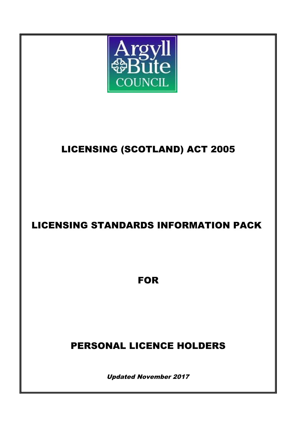 Licensing Objectives
