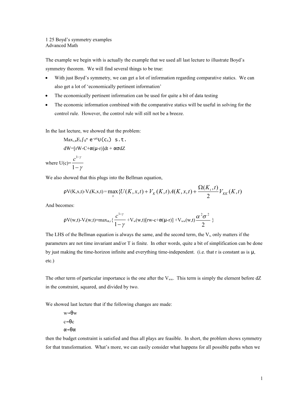 1 25 Boyd S Symmetry Examples