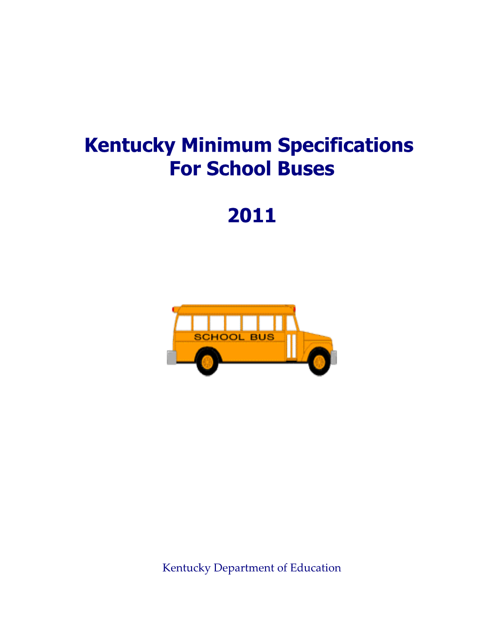 Kentucky Minimum Specifications s1