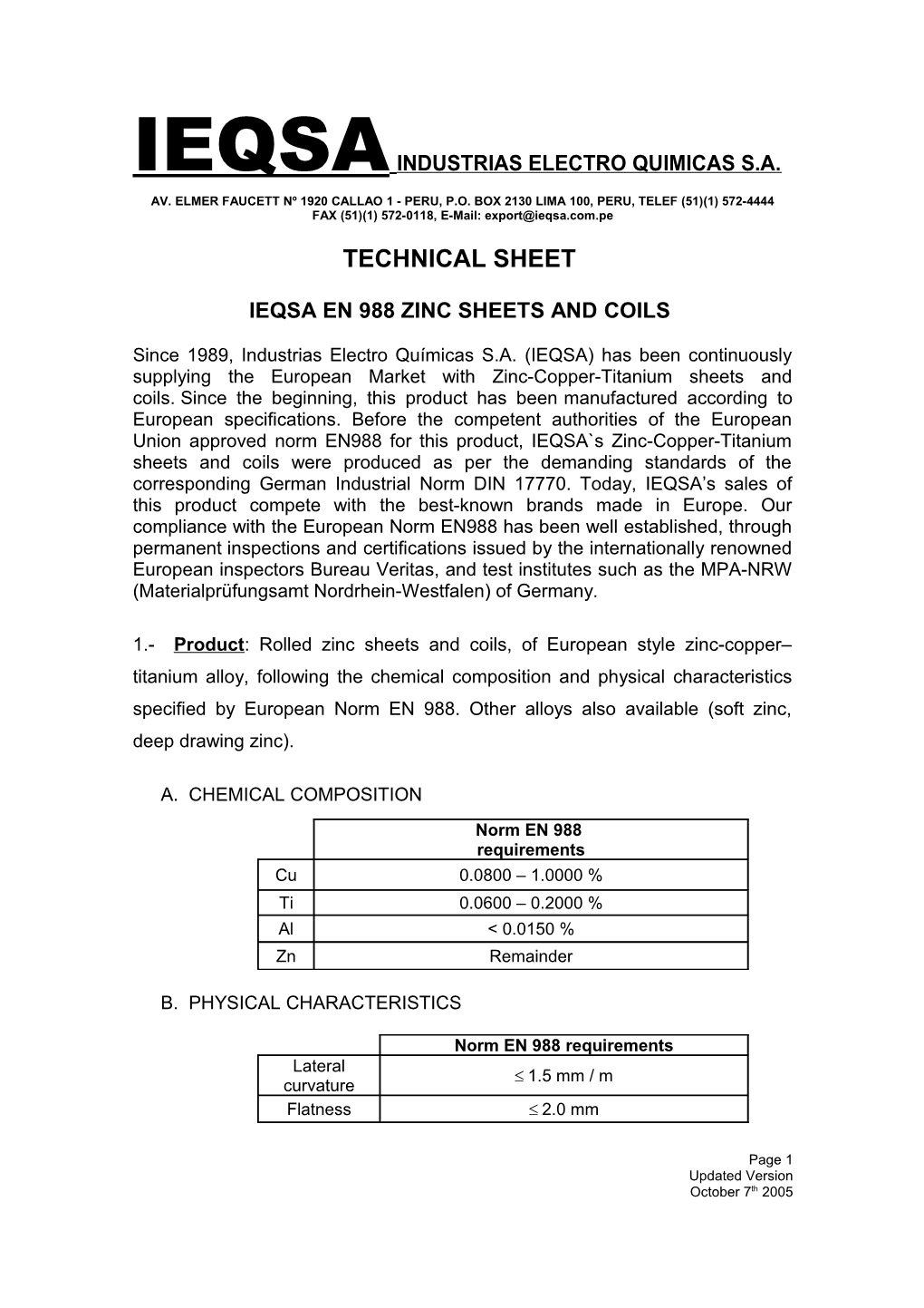 Ieqsa Gold Seal Zinc Oxide