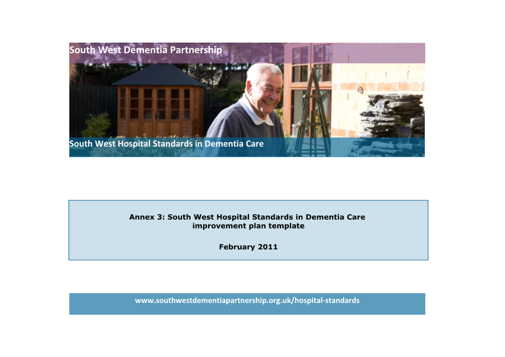 Improving Care for People with Dementia While in Hospital