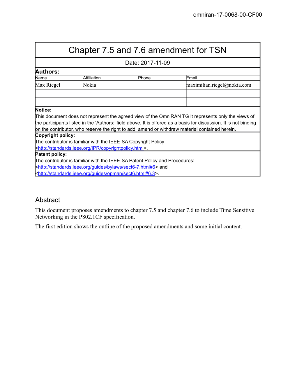 IEEE 802.16 Mentor Document Template s6