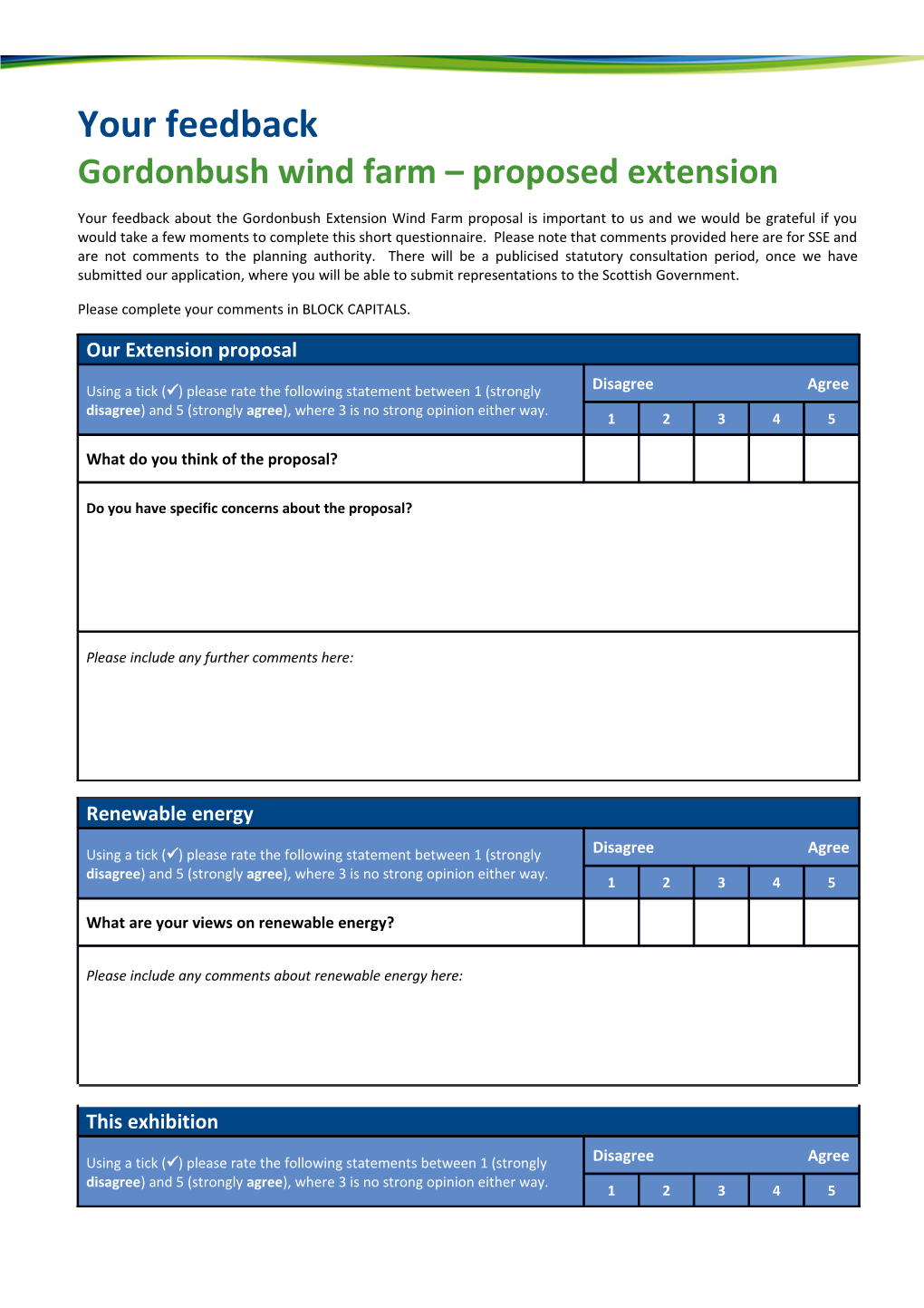 Gordonbushwind Farm Proposed Extension