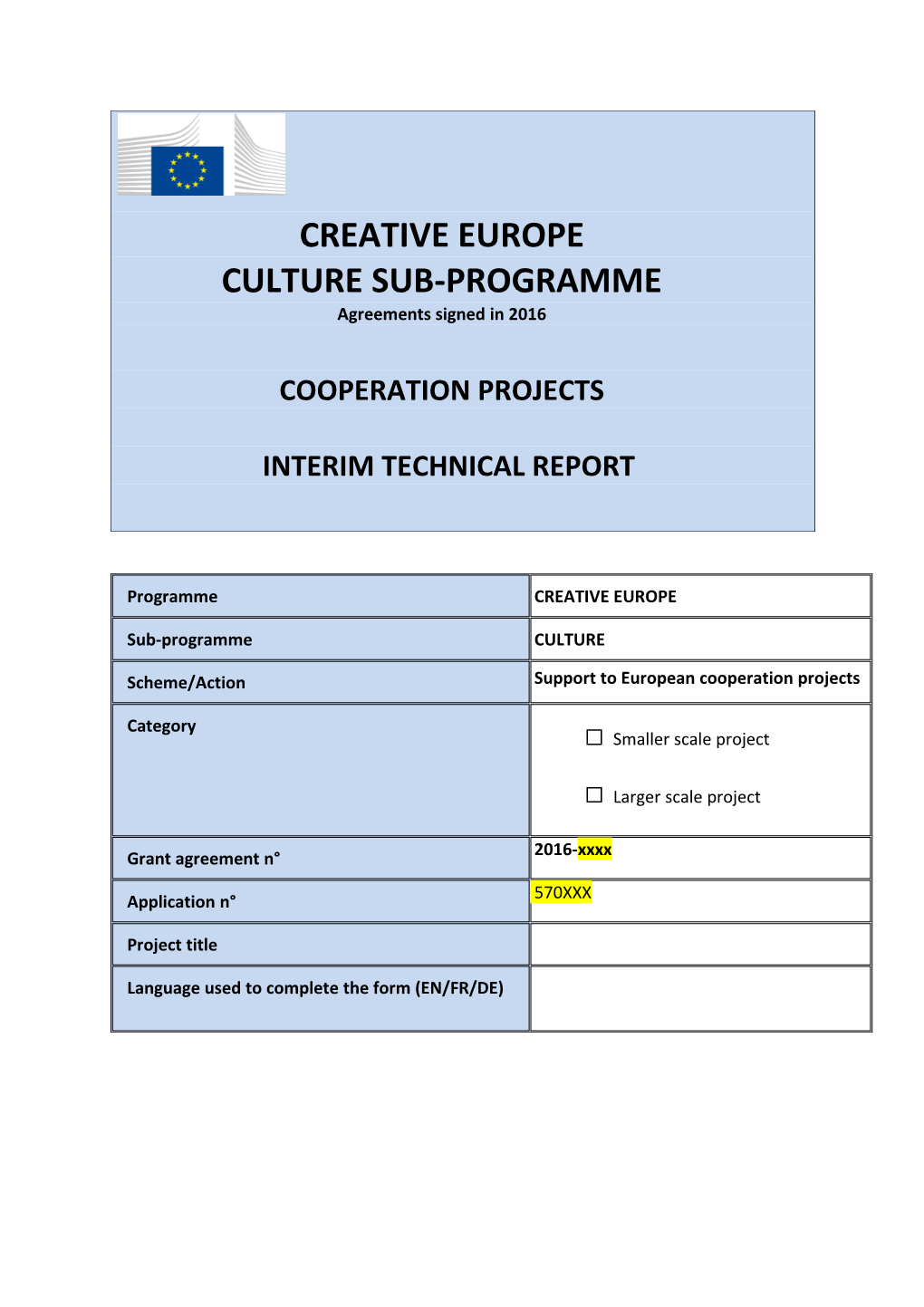 Culture Sub-Programme