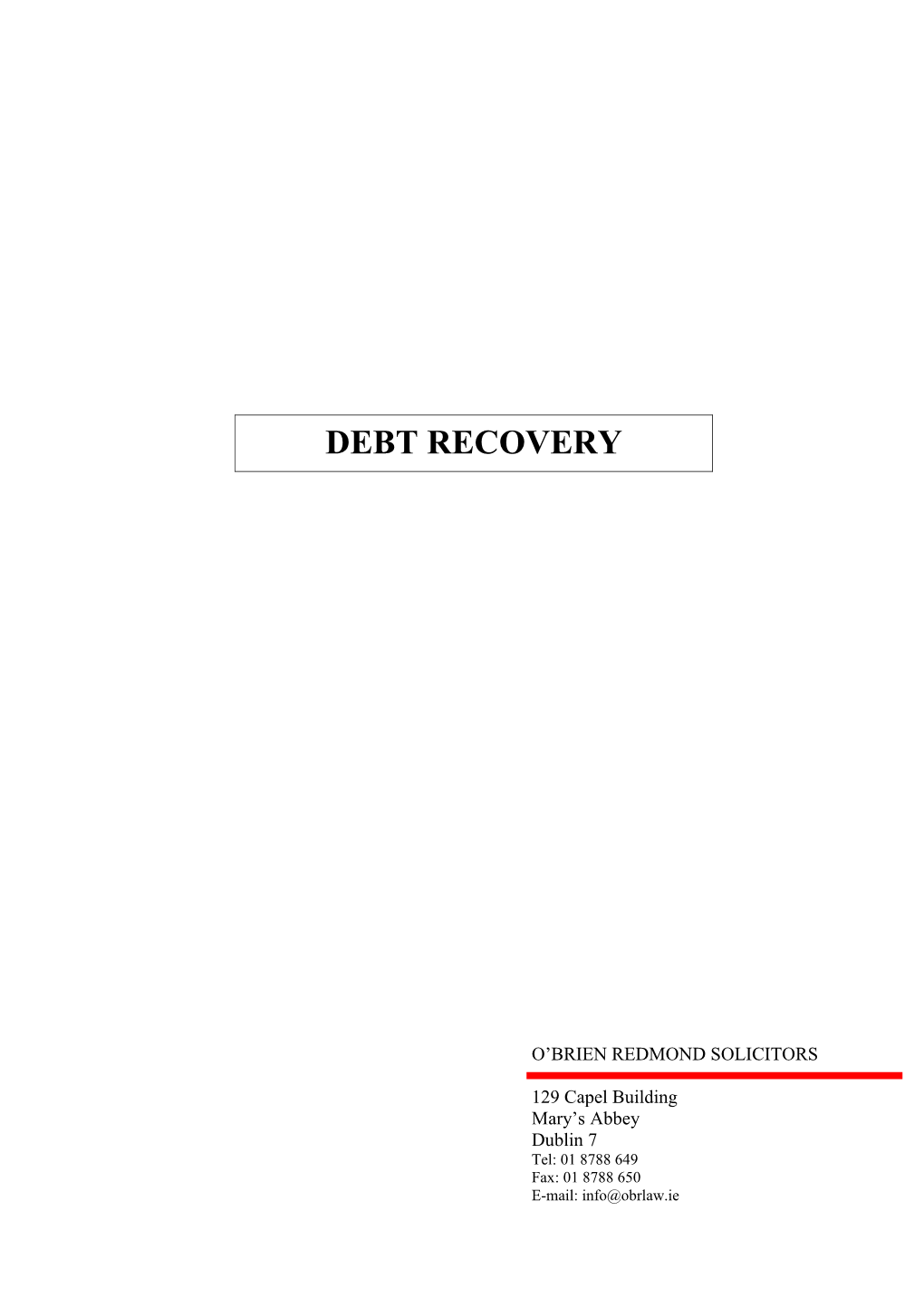 Debt Recovery Ireland