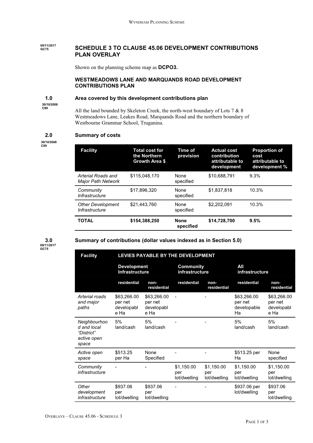 Shown on the Planning Scheme Map Asdcpo3