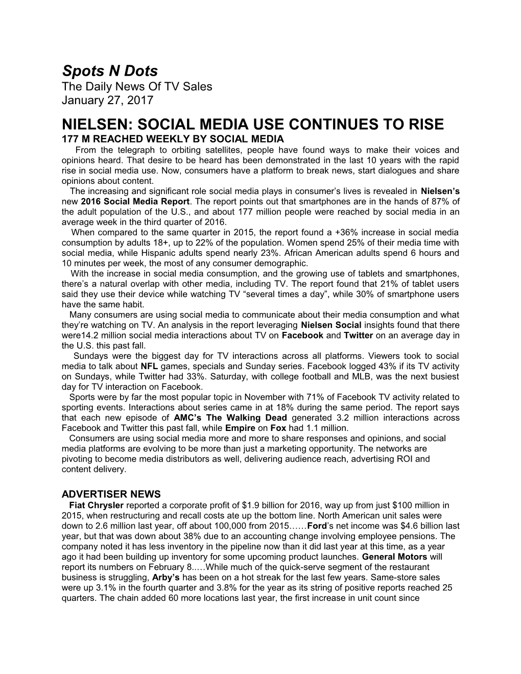 Nielsen: Social Media Use Continues to Rise