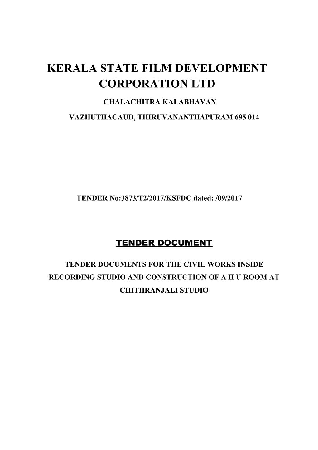 Kerala State Film Development Corporation Ltd