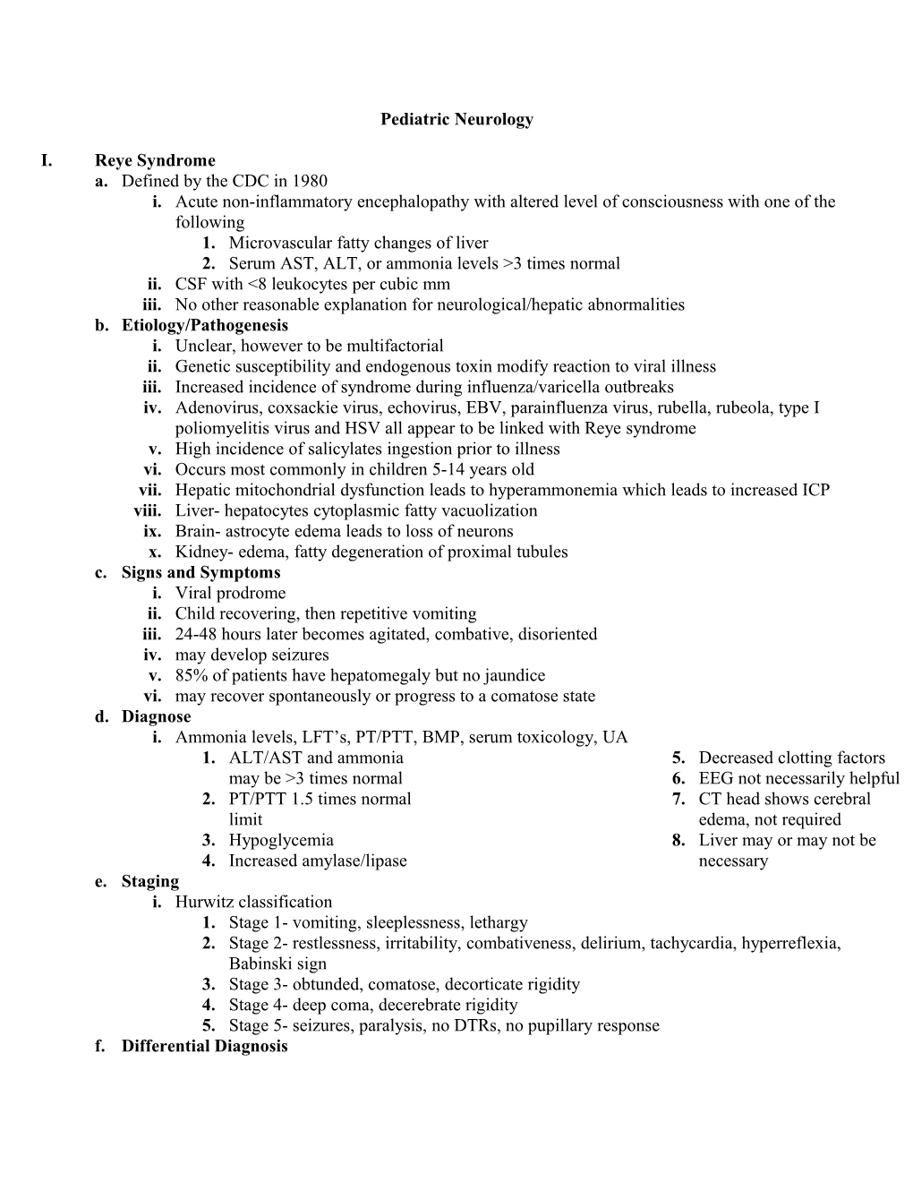 Pediatric Neurology