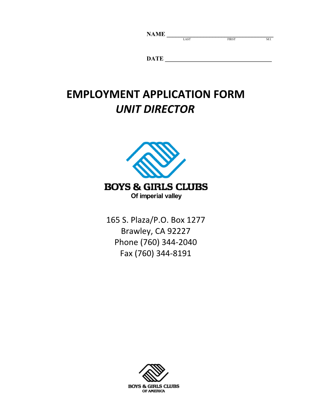 Employment Application Form s2