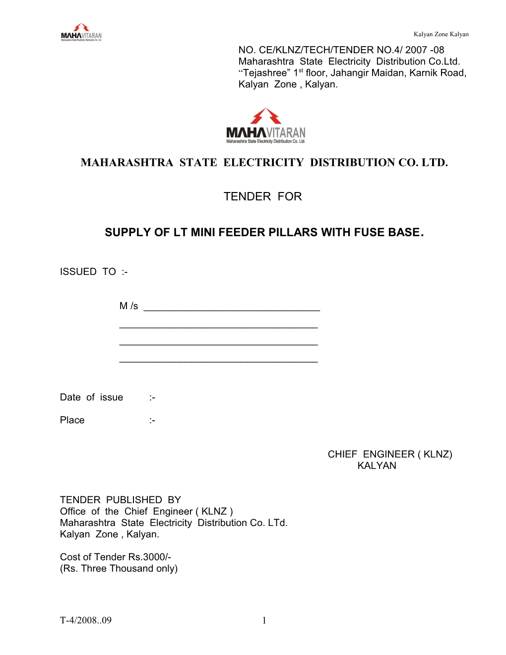 Maharashtra State Electricity Distribution Co.Ltd