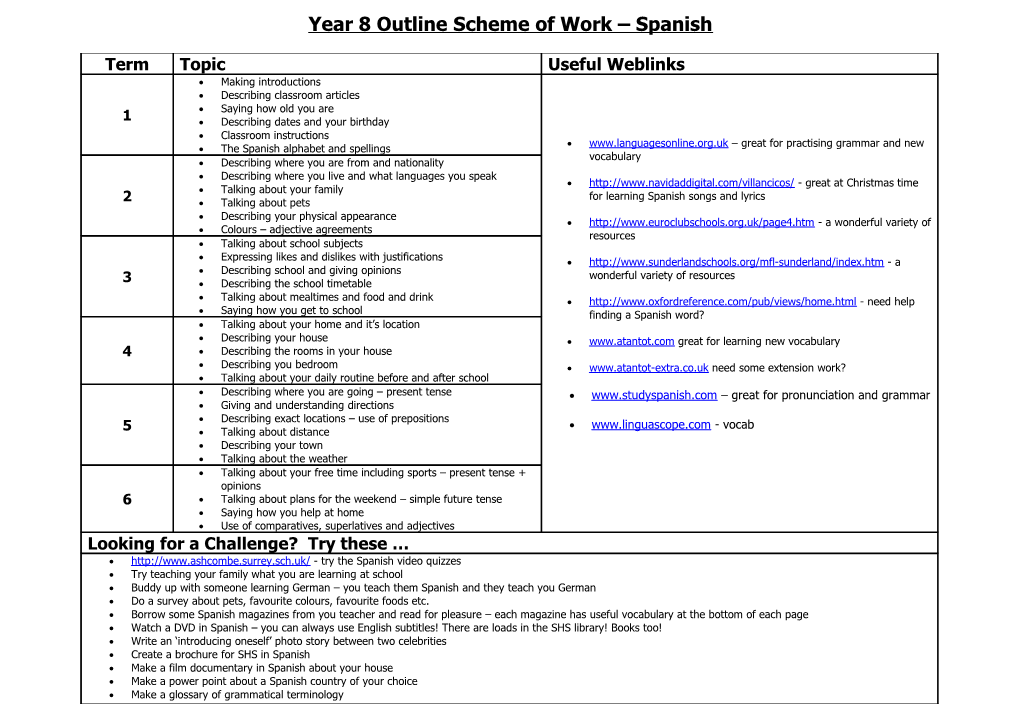 Year 7 Outline Scheme of Work ICT s1
