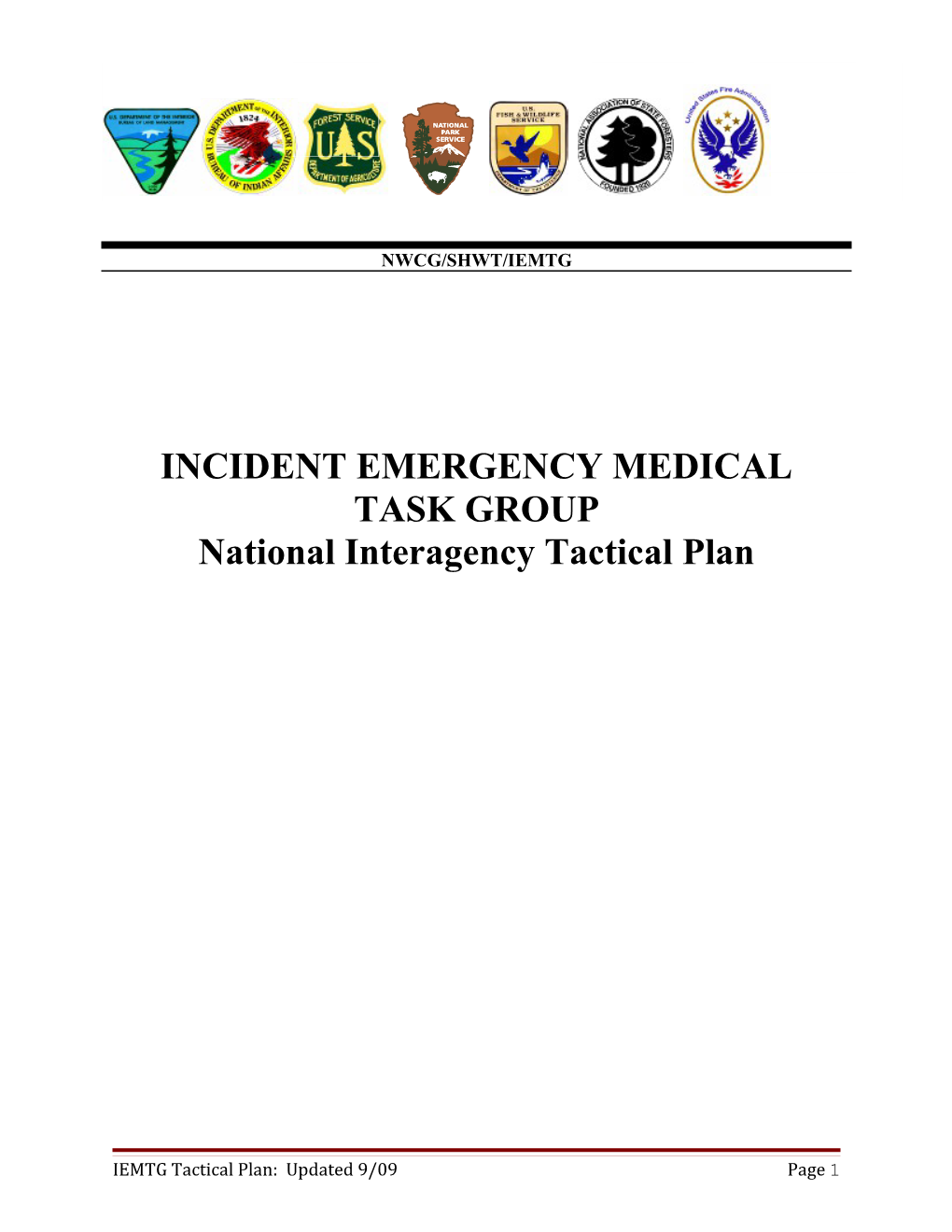 National Interagency Tactical Plan