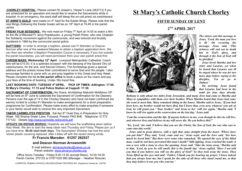 St Mary S Catholic Church Chorley s3