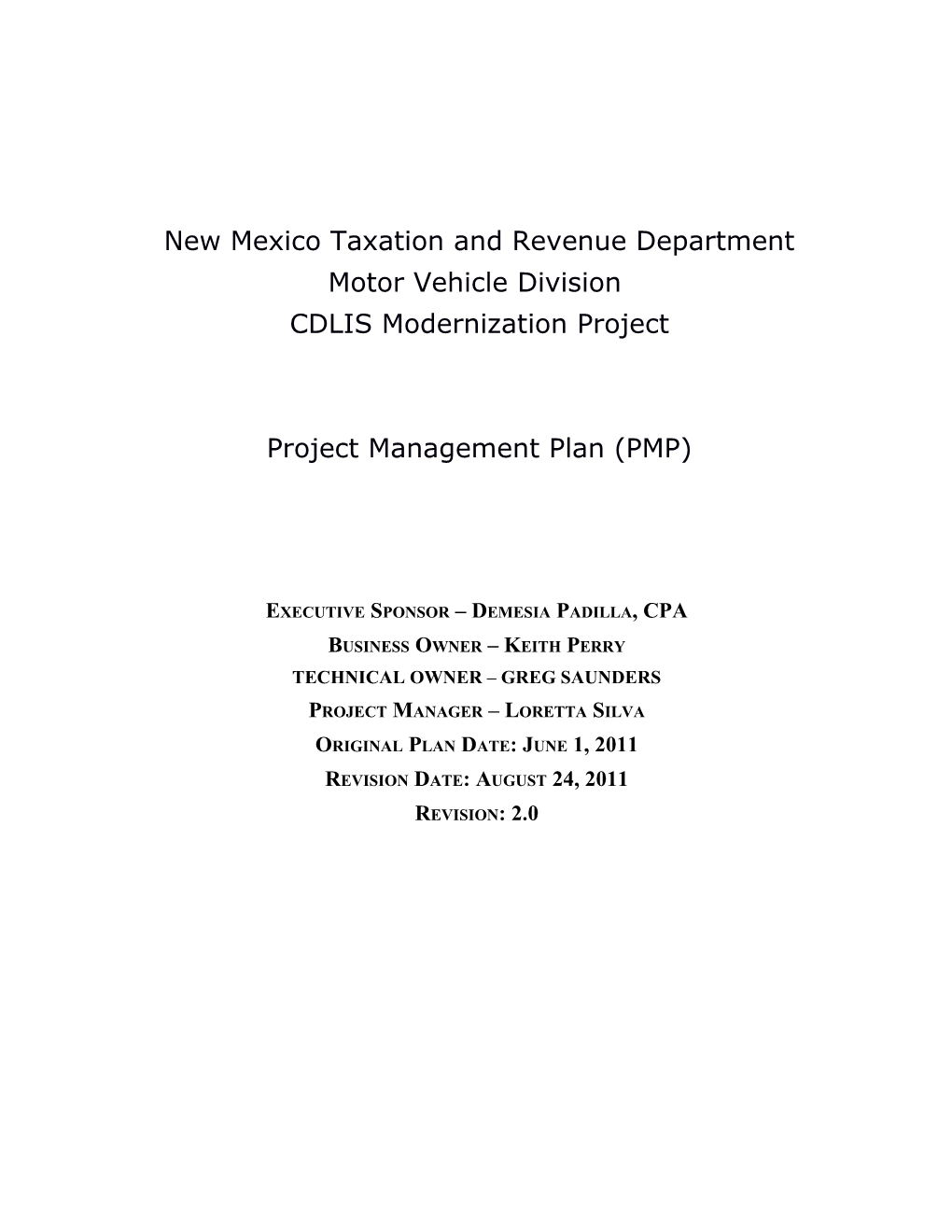 New Mexico Taxation and Revenue Department