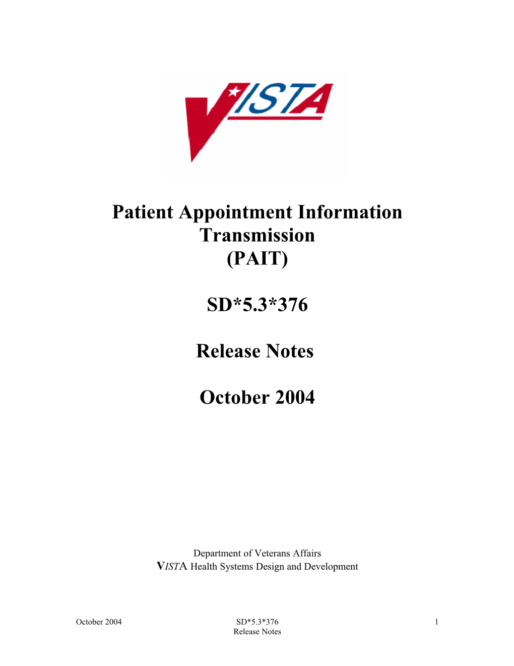 Patient Appointment Information