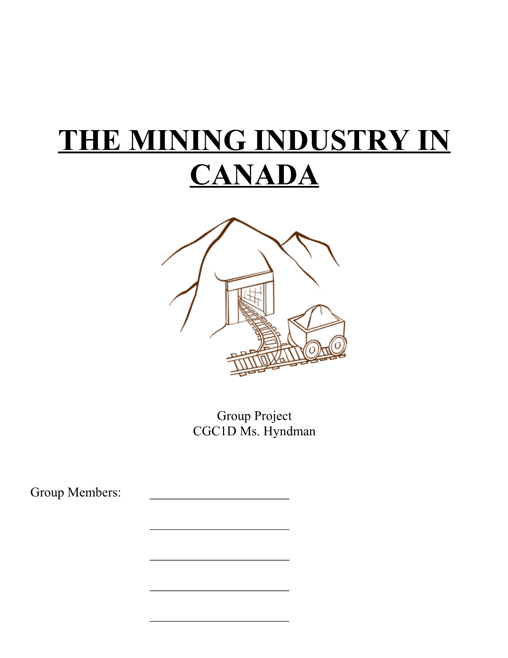 The Mining Industry in Canada