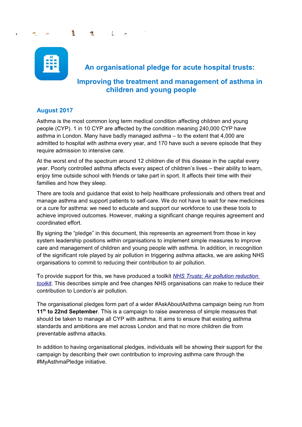 An Organisational Pledge for Acute Hospital Trusts