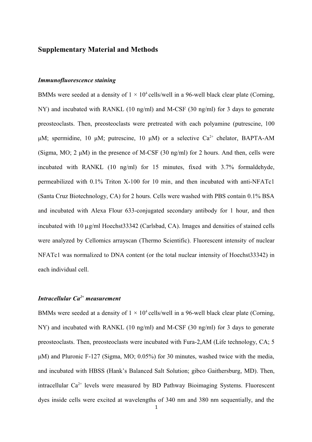 Supplementary Material and Methods s1