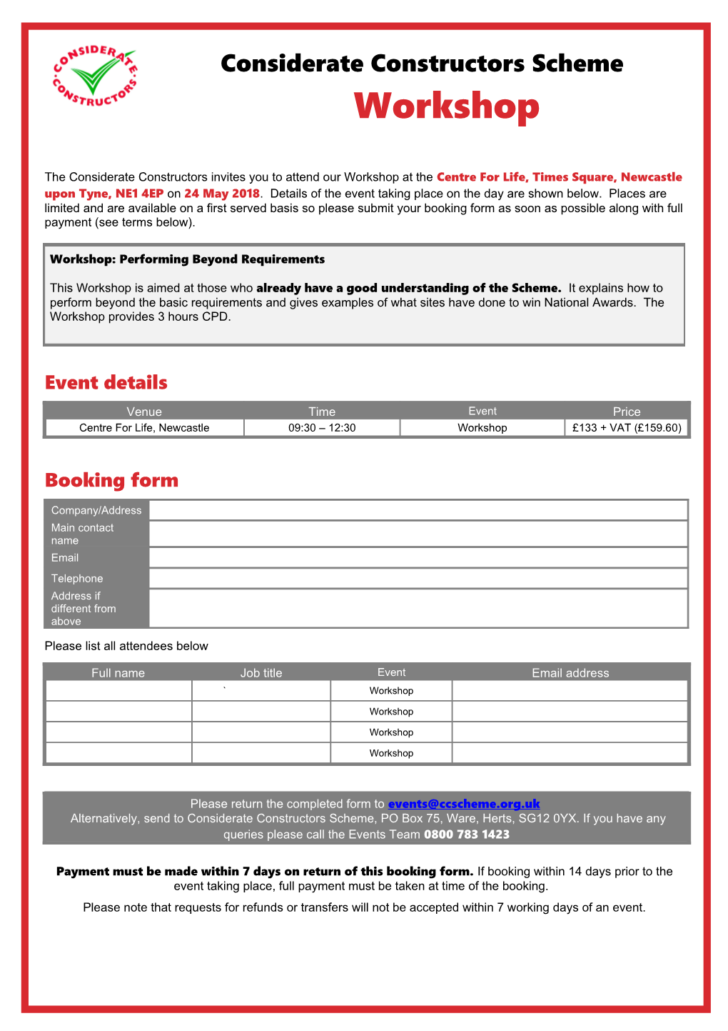 Considerate Constructors Scheme