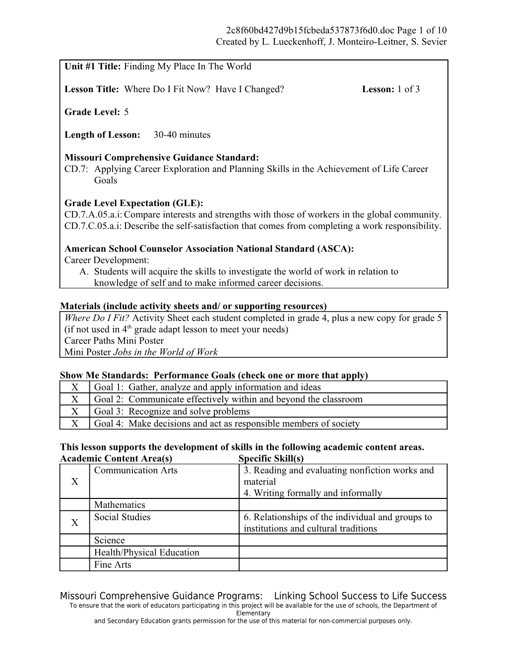 Materials (Include Activity Sheets And/ Or Supporting Resources) s4