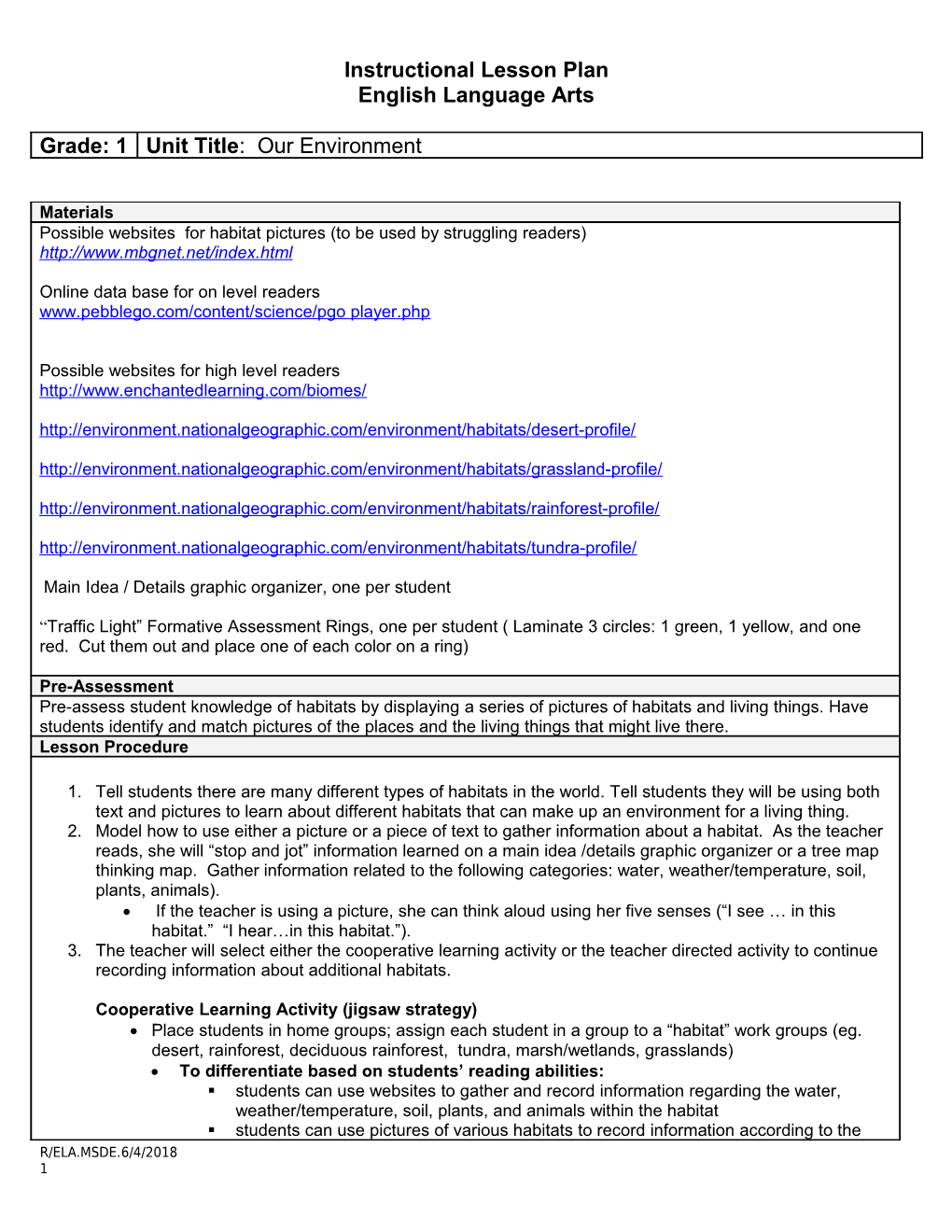 Instructional Lesson Plan s3