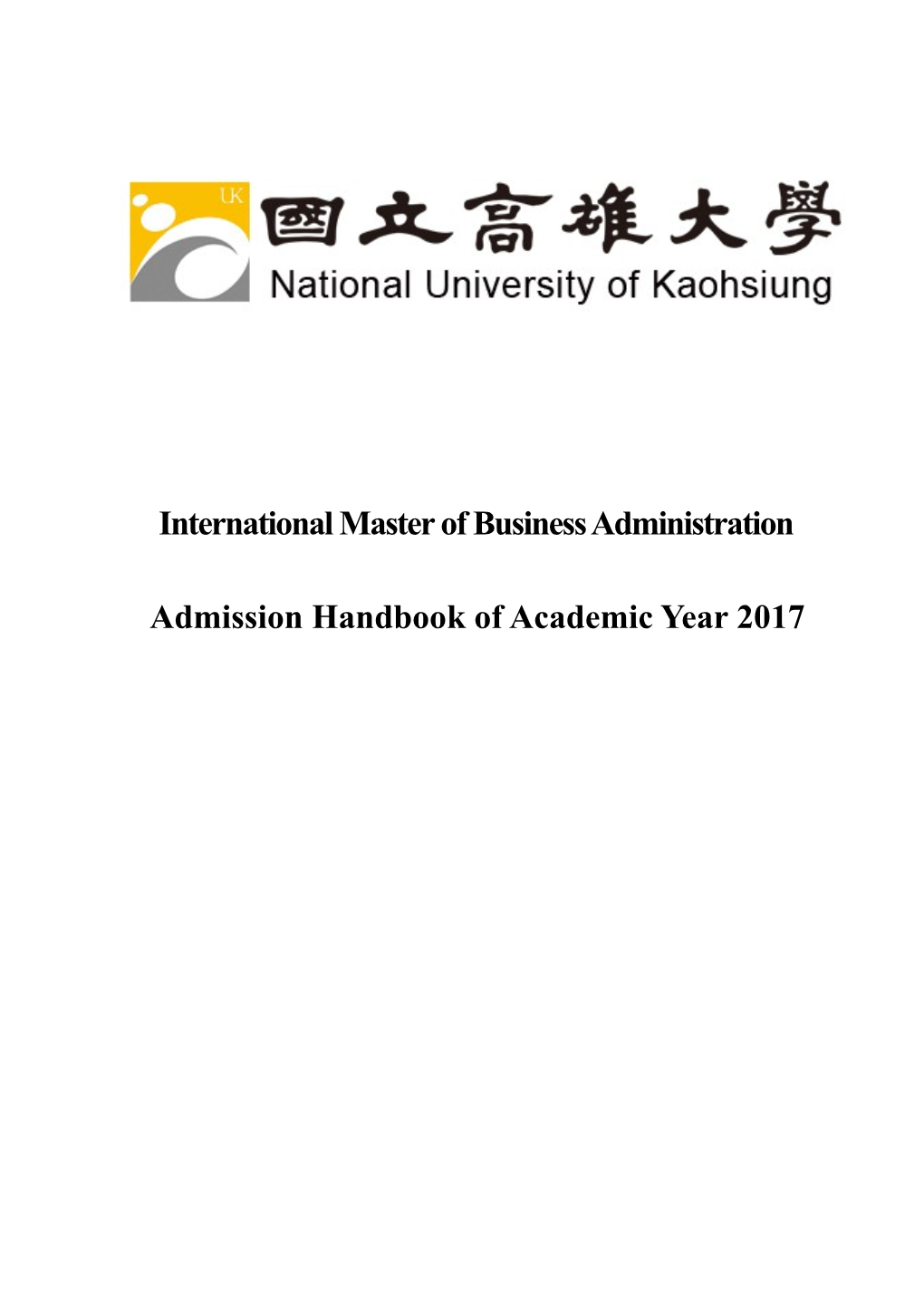 International Master of Business Administration