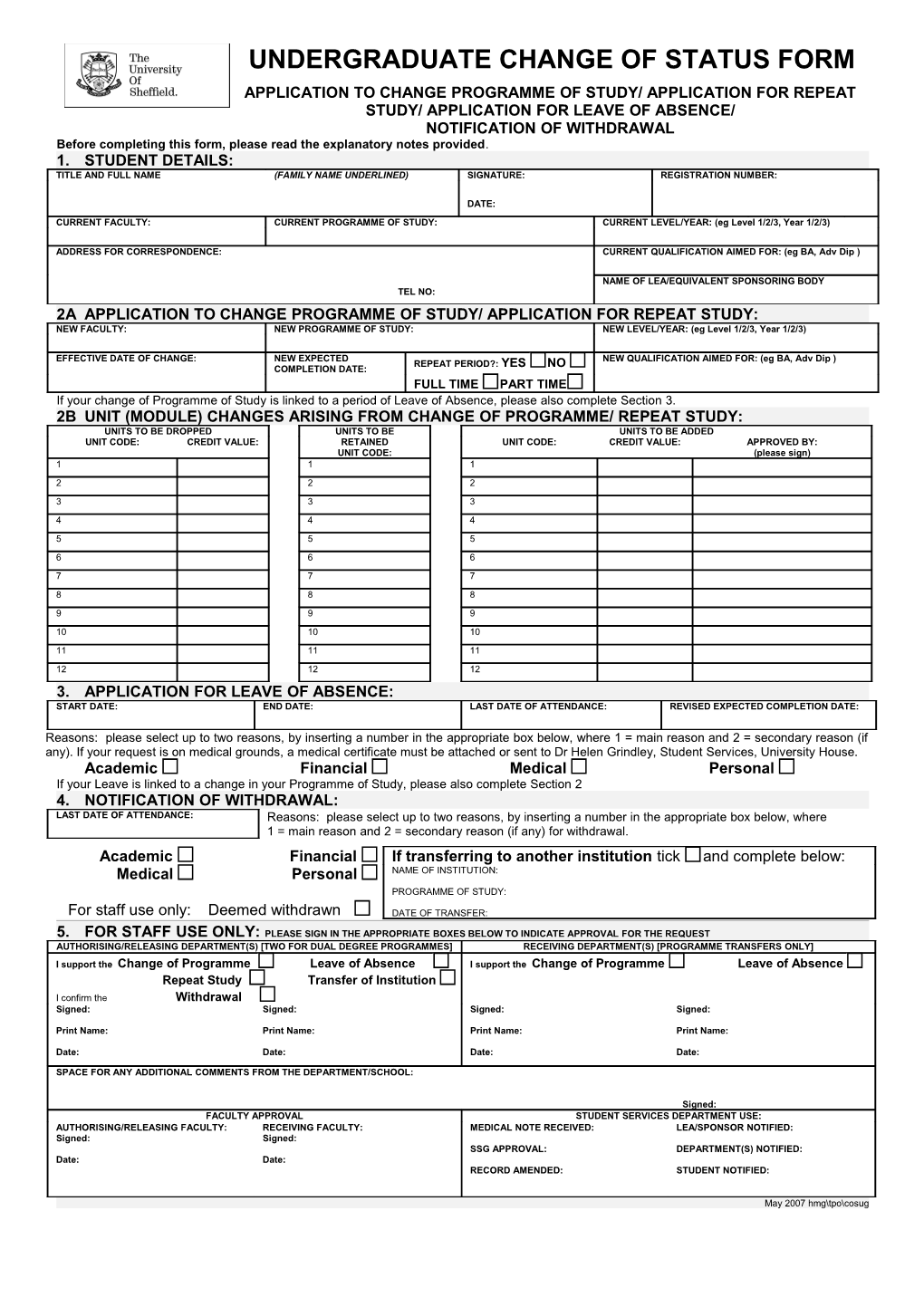 Before Completing This Form, Please Read the Explanatory Notes Provided