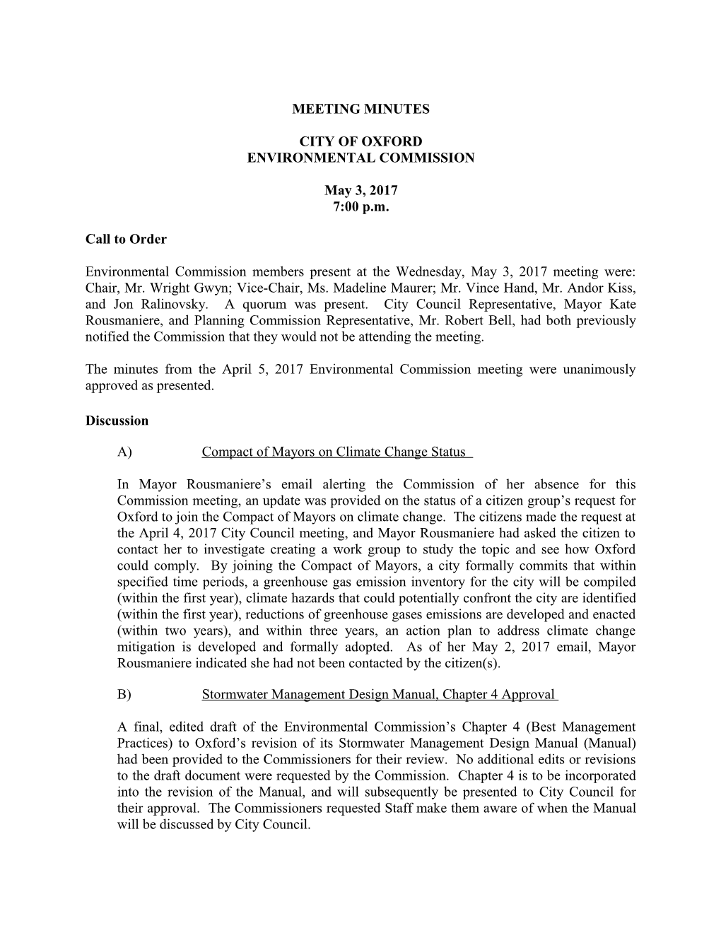 Environmental Commission Minutes Page 2 s1