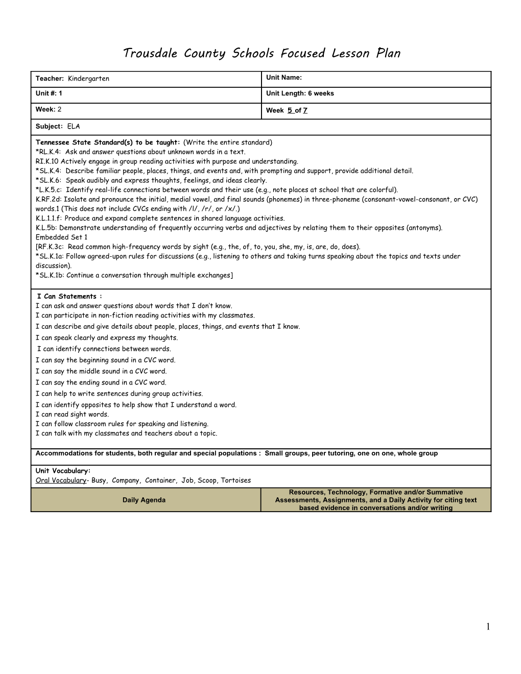 Lesson Plan Template s10