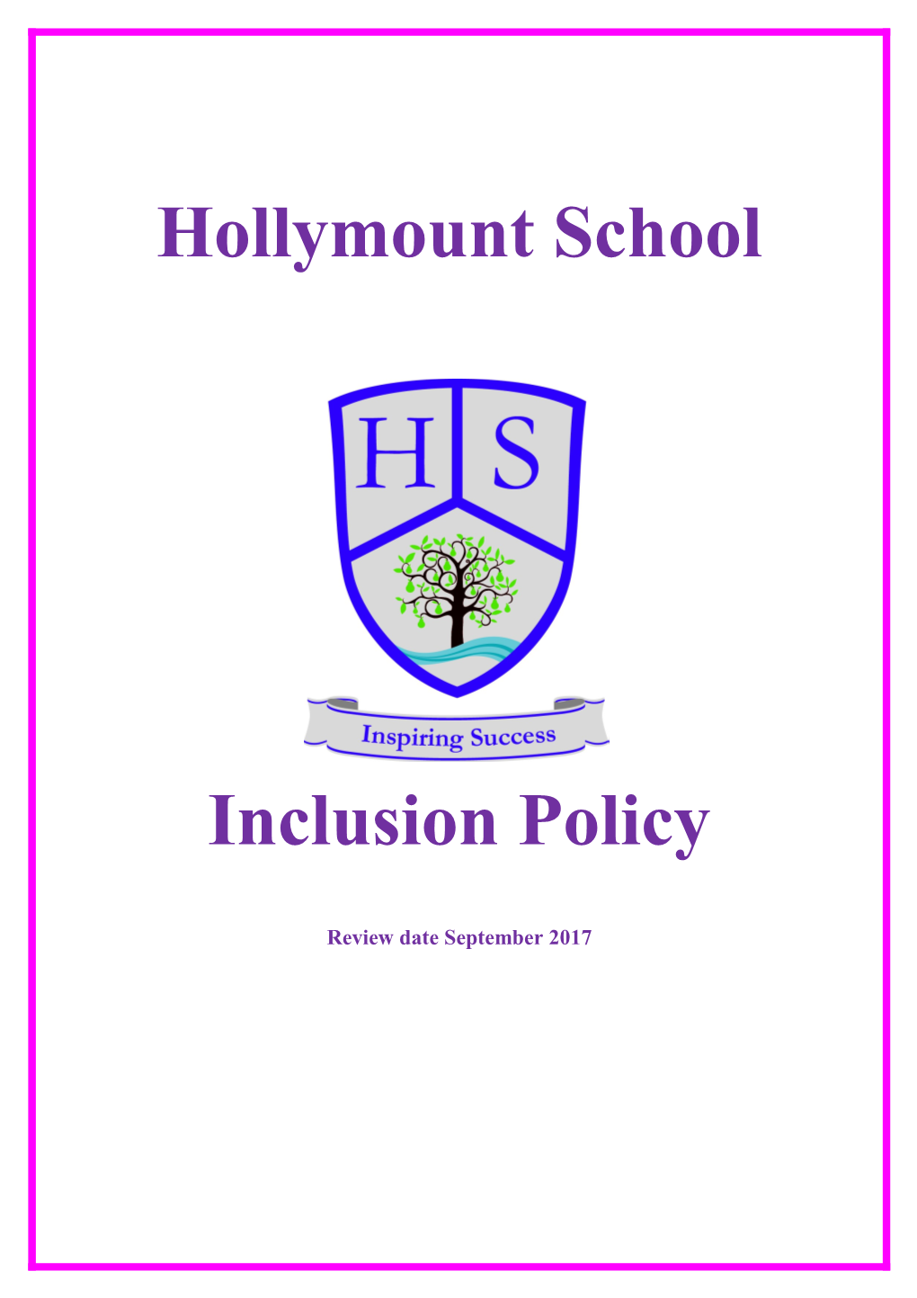 Model Sen and Inclusion Policy