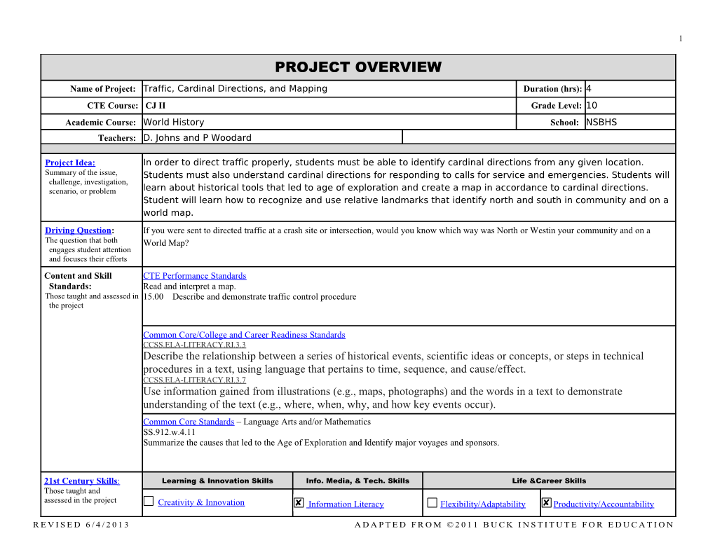 PROJECT OVERVIEW Page 1 s3