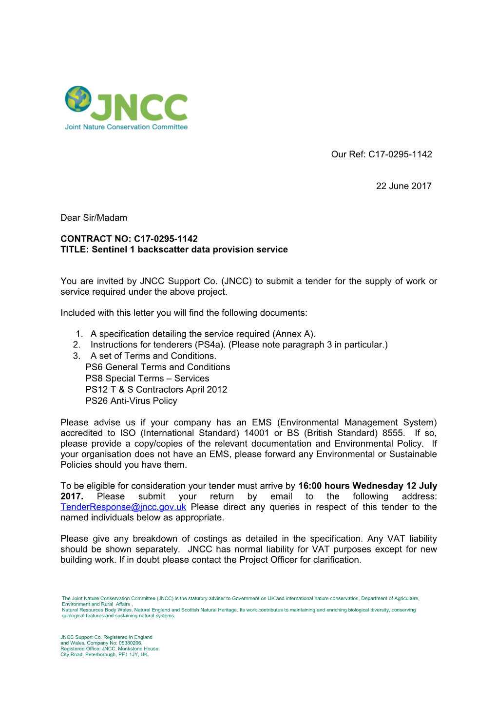 Jncc Support Co