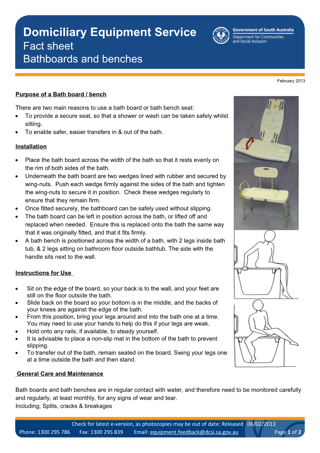 Domiciliary Equipment Service s1