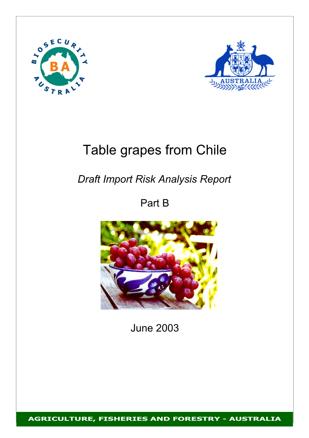 Table Grapes from Chile