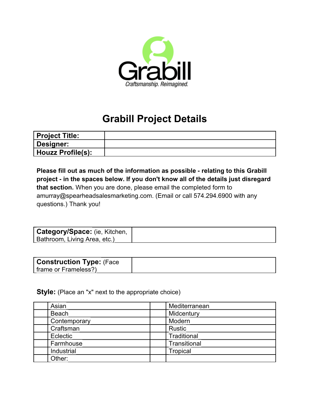 Grabill Project Details