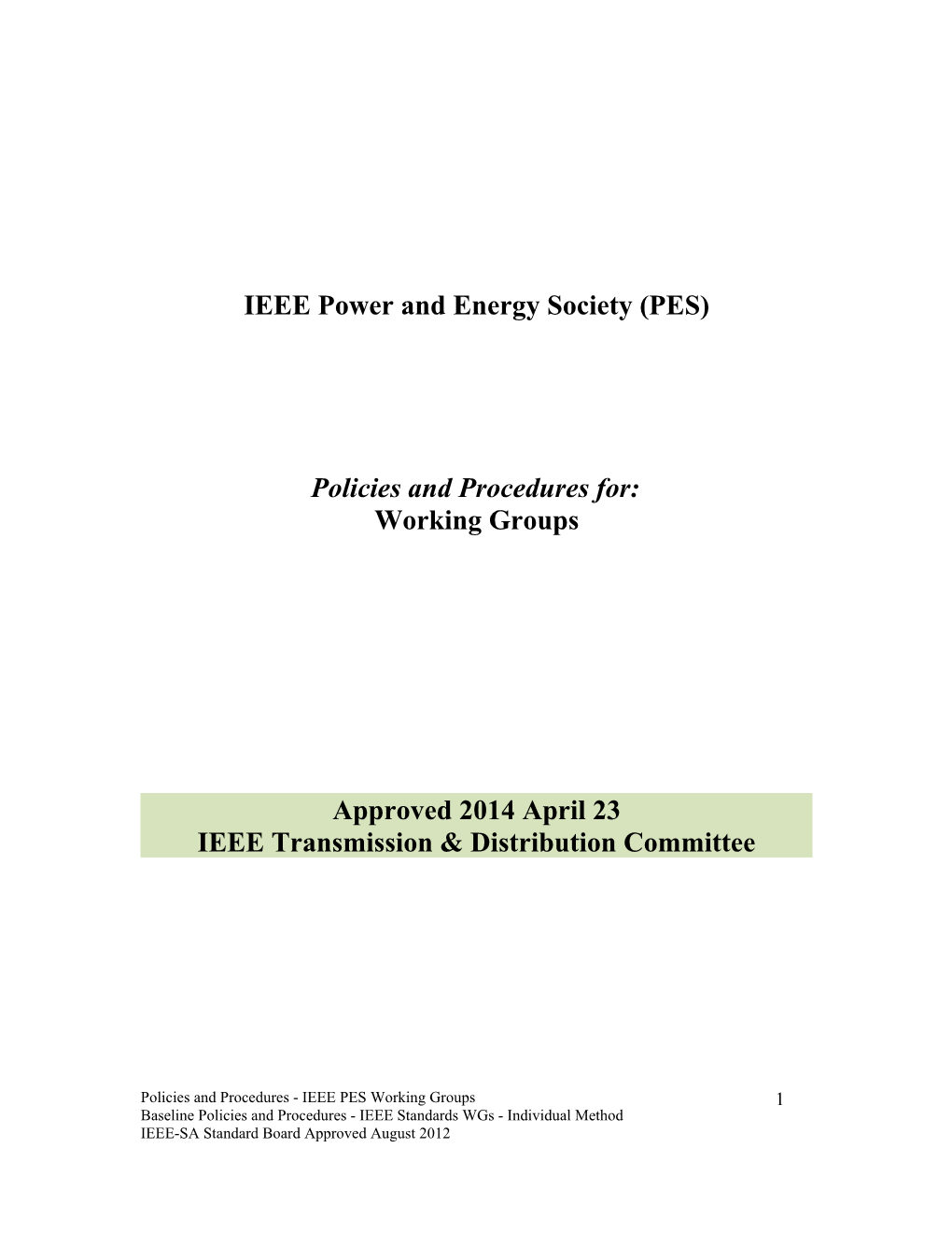 IEEE Power and Energy Society (PES)