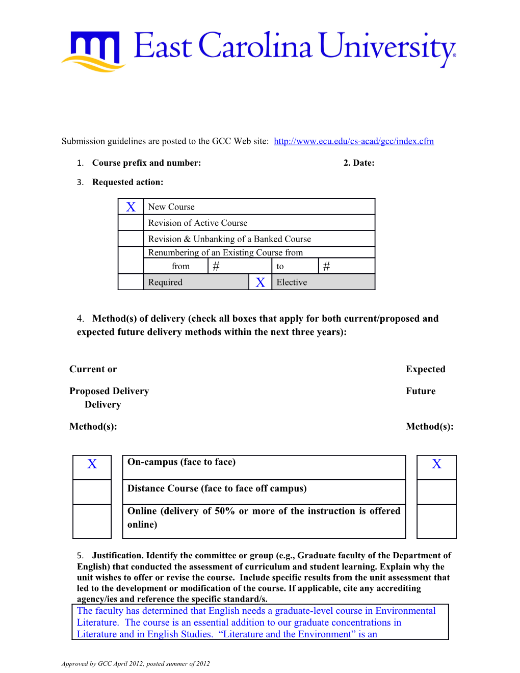 Overview of Graduate Curriculum Development