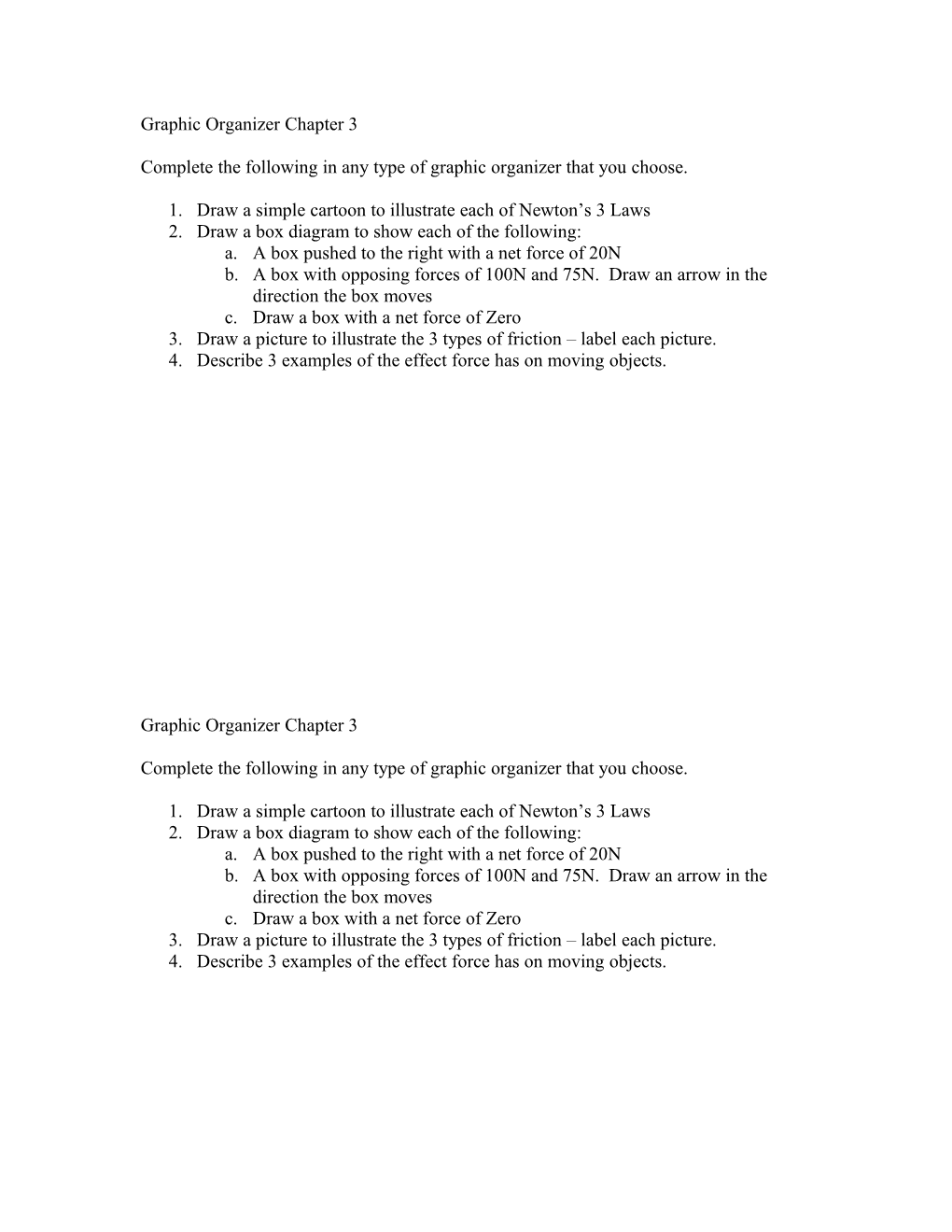 Graphic Organizer Chapter 3