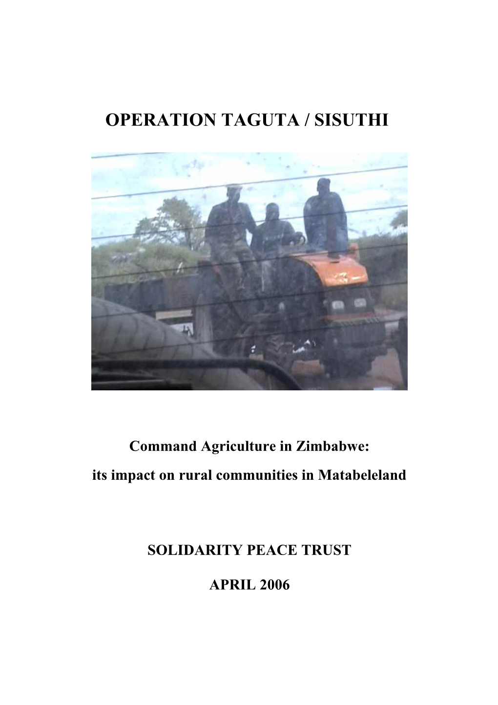 Operation Taguta / Sisuthi