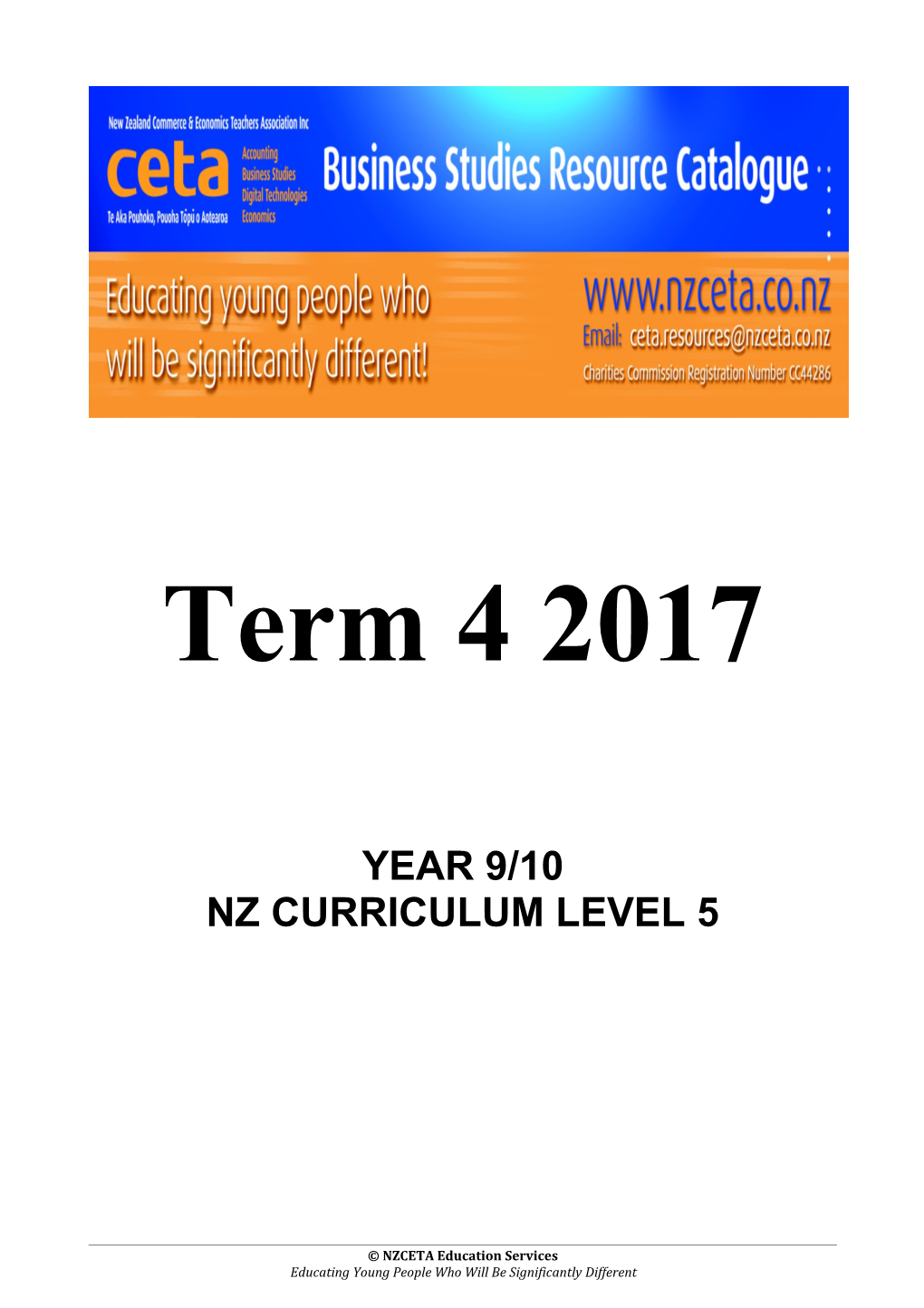 Nz Curriculum Level 5
