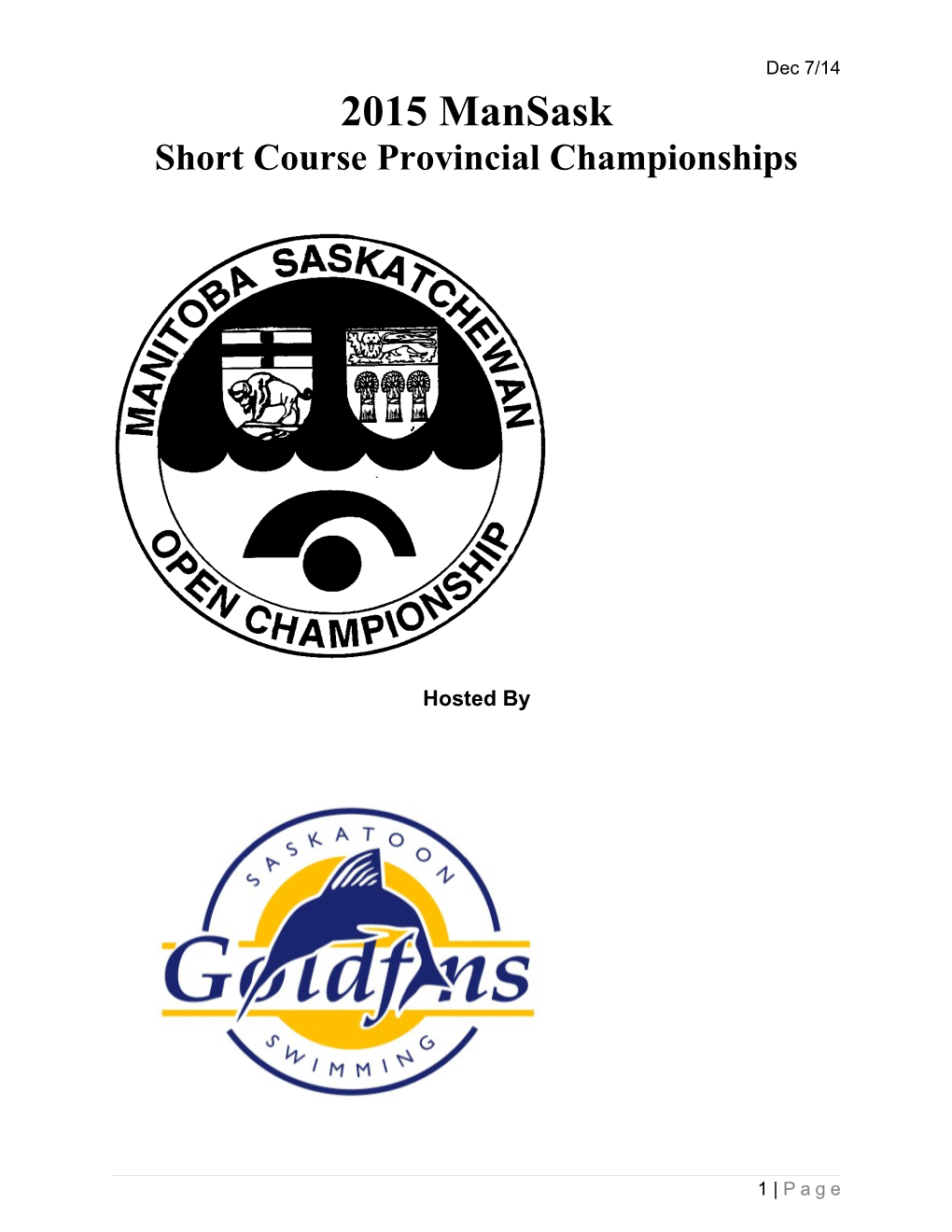 Short Course Provincial Championships