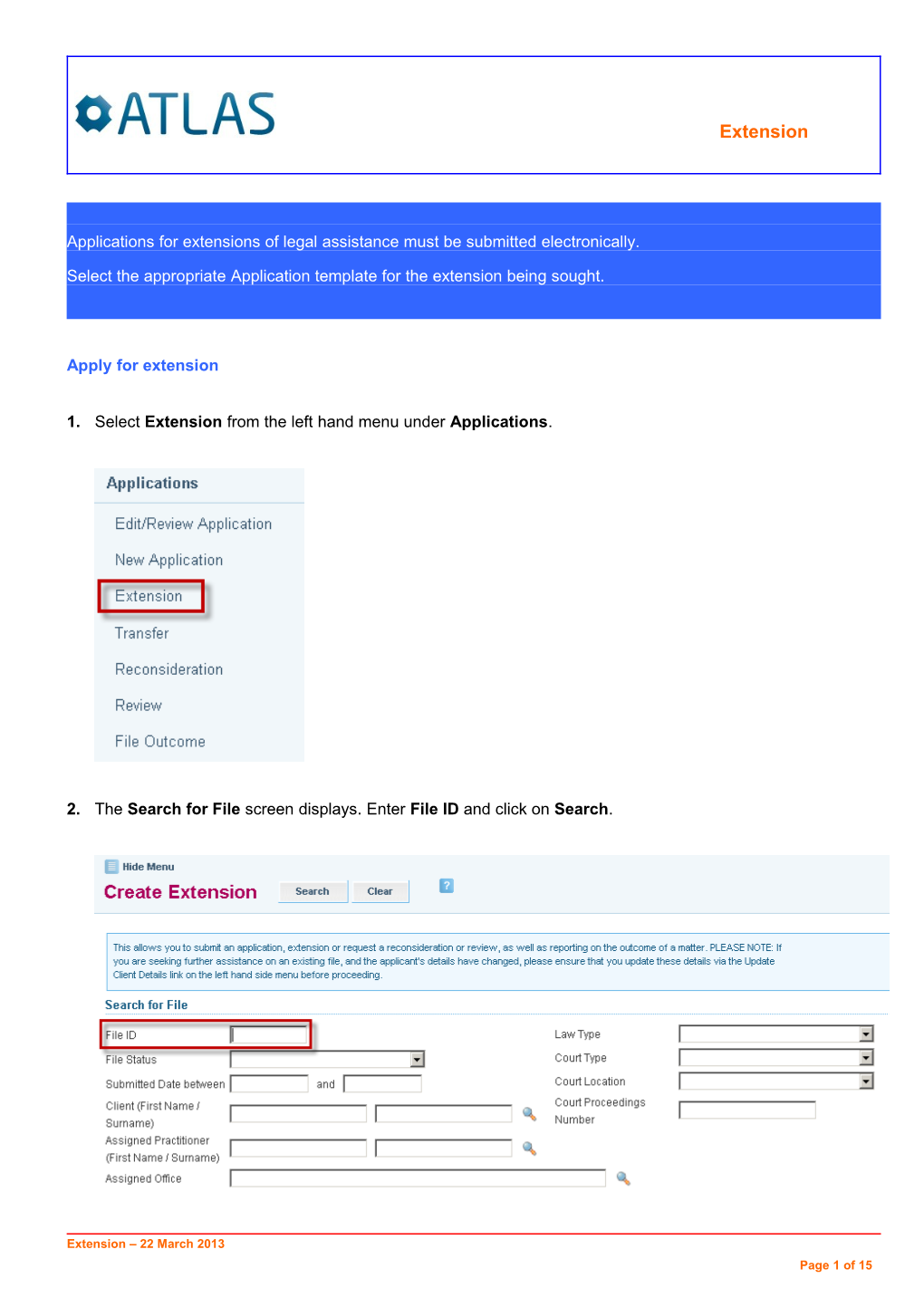 Cle (Add Cle File to Admin Practitioner Client and Enter Cle Details)