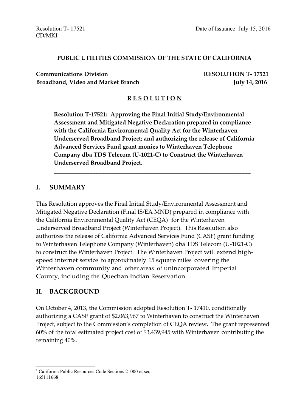 Public Utilities Commission of the State of California s36