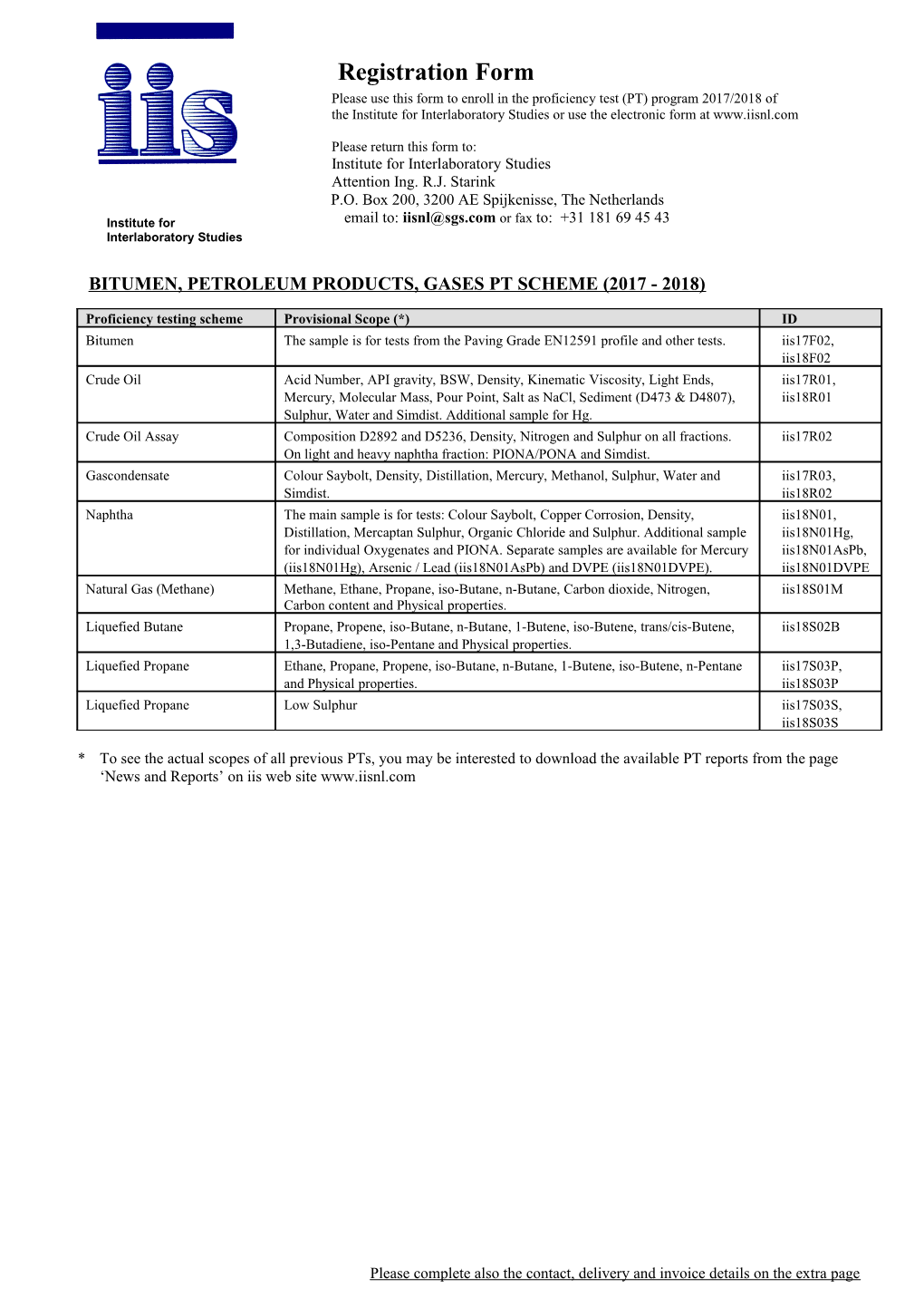 Reference Materials Ordering Form